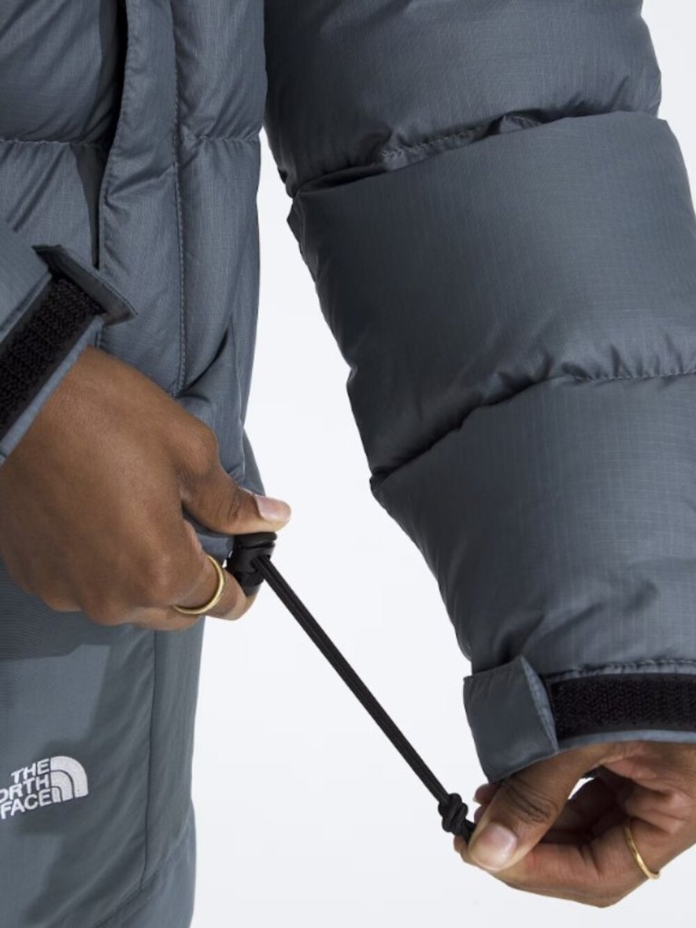 The North Face Womens 1996 Retro Nuptse Jacket Granite Grey Size XL 700 Down NWT - Picture 5 of 16